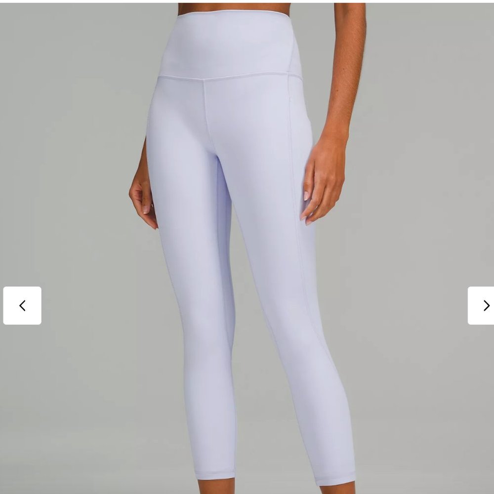 lululemon Align™ High-Rise Crop with Pockets  25" - Pastel Blue - Size 4